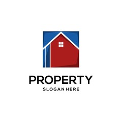 Home Property Residential Abstract Creative Icon Modern Logo Design Template Element Vector