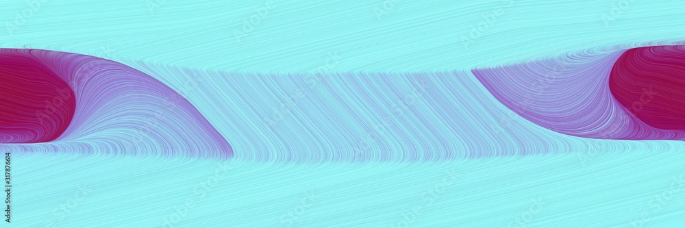 Poster colorful designed horizontal header with baby blue, dark moderate pink and medium purple colors. dyn