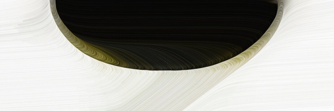 moving header with linen, black and white smoke colors. dynamic curved lines with fluid flowing waves and curves © Eigens