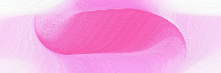 colorful horizontal header with pastel pink, hot pink and violet colors. dynamic curved lines with fluid flowing waves and curves