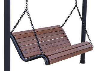  Park Bench Isolated on white