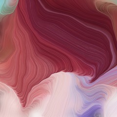 elegant curvy swirl waves background illustration with dark moderate pink, thistle and pale violet red color