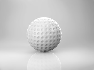 White golf ball