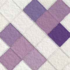 Fototapeta premium Colorful square pattern with a rough texture background. Background texture wall and have copy space for text. Picture for creative wallpaper or design art work