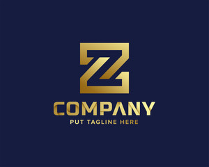 letter initial z logo Template for company