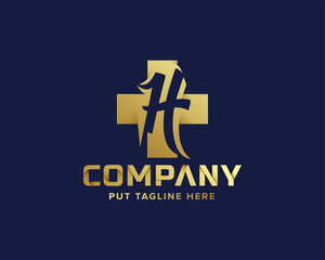 letter initial h logo Template for company