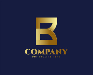 letter initial b logo Template for company
