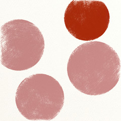 Colorful Circle pattern with a rough texture background. Background texture wall and have copy space for text. Picture for creative wallpaper or design art work.