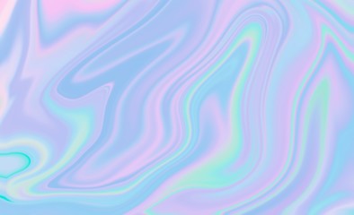 trendy colorful unicorn marble holographic background texture, graphic illustration of liquid swirl pattern background in vivid pastel tone color, modern polygon swirl pattern abstract backgroud