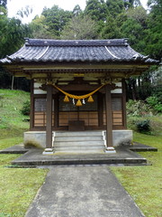 Naklejka premium 白山社 谷内妙法寺