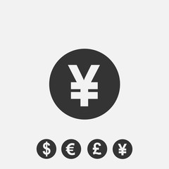 yuan chinese currency icon