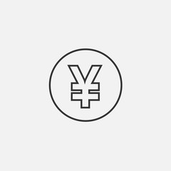 Obraz premium yuan chinese currency icon
