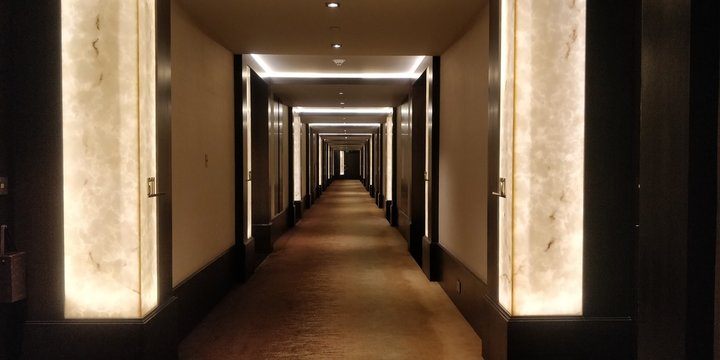 corridor in in the hotel building