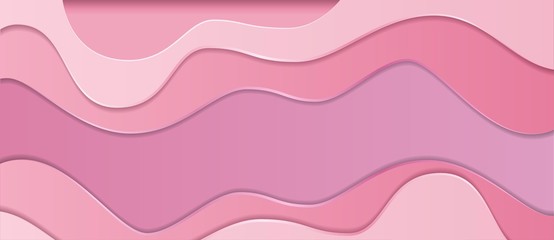 abstract realistic pink paper cut slime background