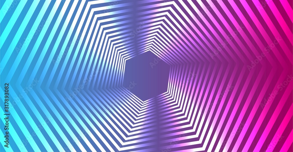 Poster abstract gradient geometric lines background