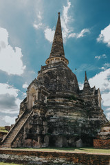 Fototapeta premium Wat Phra Si Sanphet temple in Ayutthaya. 