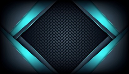 luxury dark blue abstract dimension