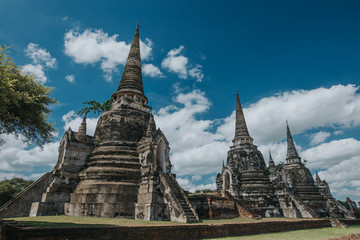 Fototapeta premium Wat Phra Si Sanphet temple in Ayutthaya. 