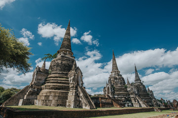 Fototapeta premium Wat Phra Si Sanphet temple in Ayutthaya. 