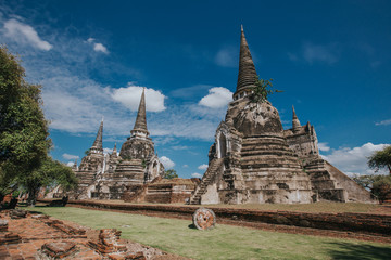 Fototapeta premium Wat Phra Si Sanphet temple in Ayutthaya. 