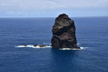 Landscape of Point of Saint Lawrence (Ponta de Sao Lourenco), easternmost point of the island of...