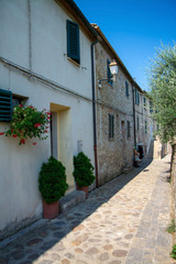 Fototapeta na wymiar Monteriggioni, Toskana, Italien