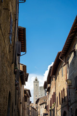San Gimignano, Toskana, Italien