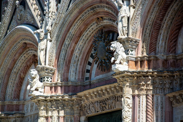 Fototapeta premium Dom von Siena, Toskana, Italien