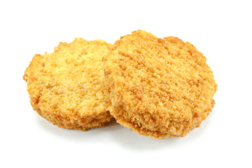 pan&eacute; sur un fond blanc