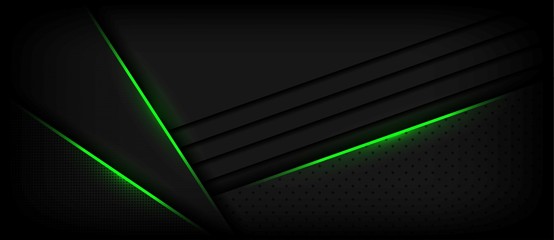 elegant dark luxury background texture with light green effect element