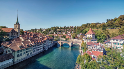 Naklejka premium City of Bern in Switzerland