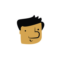 Cartoon character illustration mascot happy funny cute smile sketch doodle joy face human people children adult education kindergarten kids cheerful play childhood adventure 