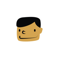 Cartoon character illustration mascot happy funny cute smile sketch doodle joy face human people children adult education kindergarten kids cheerful play childhood adventure 