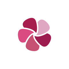 Plumeria Logo Template vector symbol