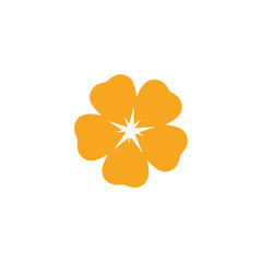 Plumeria Logo Template vector symbol