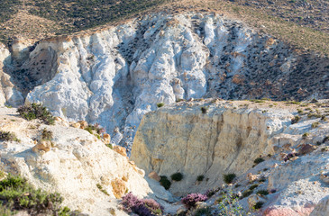 Vulkankrater Stefanos im Lakki-Tal von der Insel Nisyros Griechenland