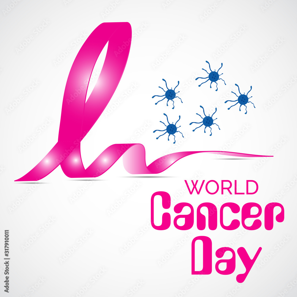 Wall mural world cancer day