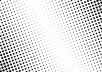 Abstract halftone dotted background. Monochrome grunge pattern with dot and circles.  Vector modern pop art texture for posters, sites, business cards, cover, postcards, labels, stickers layout.