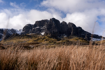 The old man of Storr on Isle of Skye Scotland