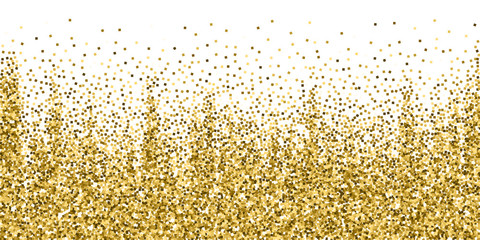 Gold glitter luxury sparkling confetti. Scattered 