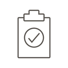 Folder for creating records. Icon. Vector