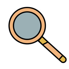  Magnifying glass. vector