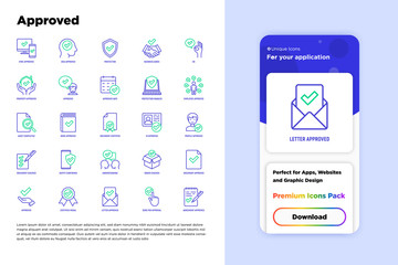 Approved thin line icons set: sync, idea, agreement, calendar date, employee, audit completed, document certified, profile, checklist, understanding. Modern vector illustration.