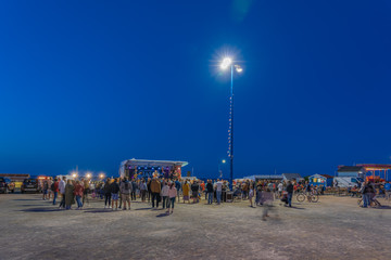Langrune-Sur-Mer, France - 08 15 2019: August 15 parade. Place des festivals © Franck Legros