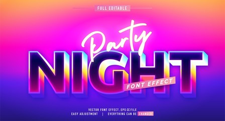 premium text effect editable vector template, neon night style, modern look, with the effect of shining light, everything can be changed and adjusted according to the needs of the event and more © rozikan