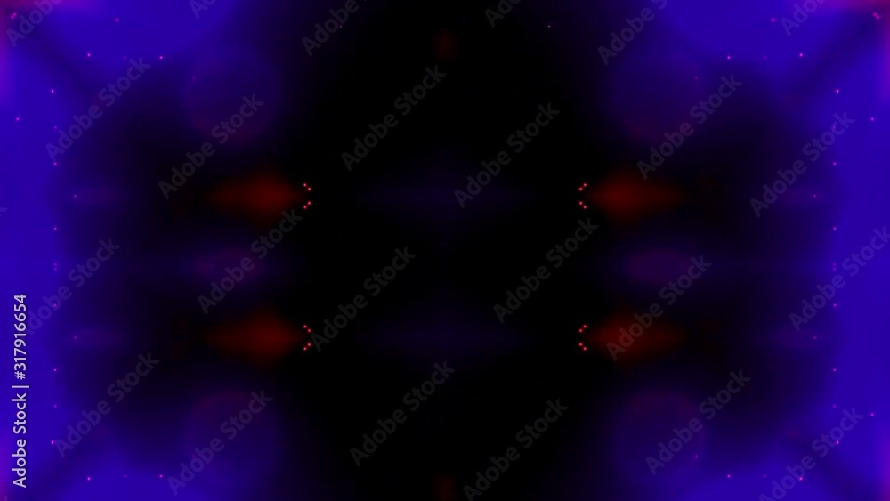 Poster vj loop kaleidoscope motion background loop