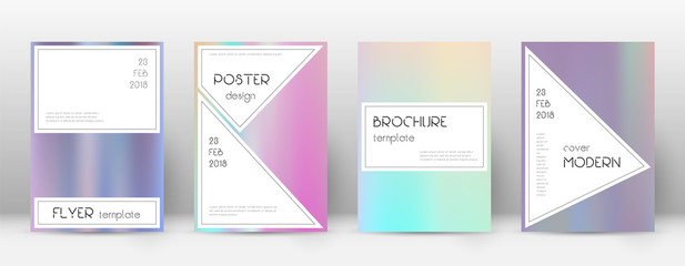Flyer layout. Stylish popular template for Brochur