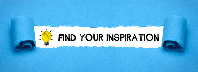 Find your inspiration 