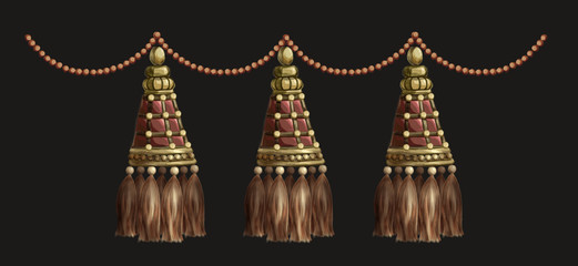 Decorative elegant luxury design.Vintage elements in baroque, rococo style.Design for cover, fabric, textile, wrapping paper .