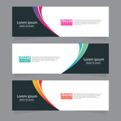 Banner background.modern template design.Vector illustration.